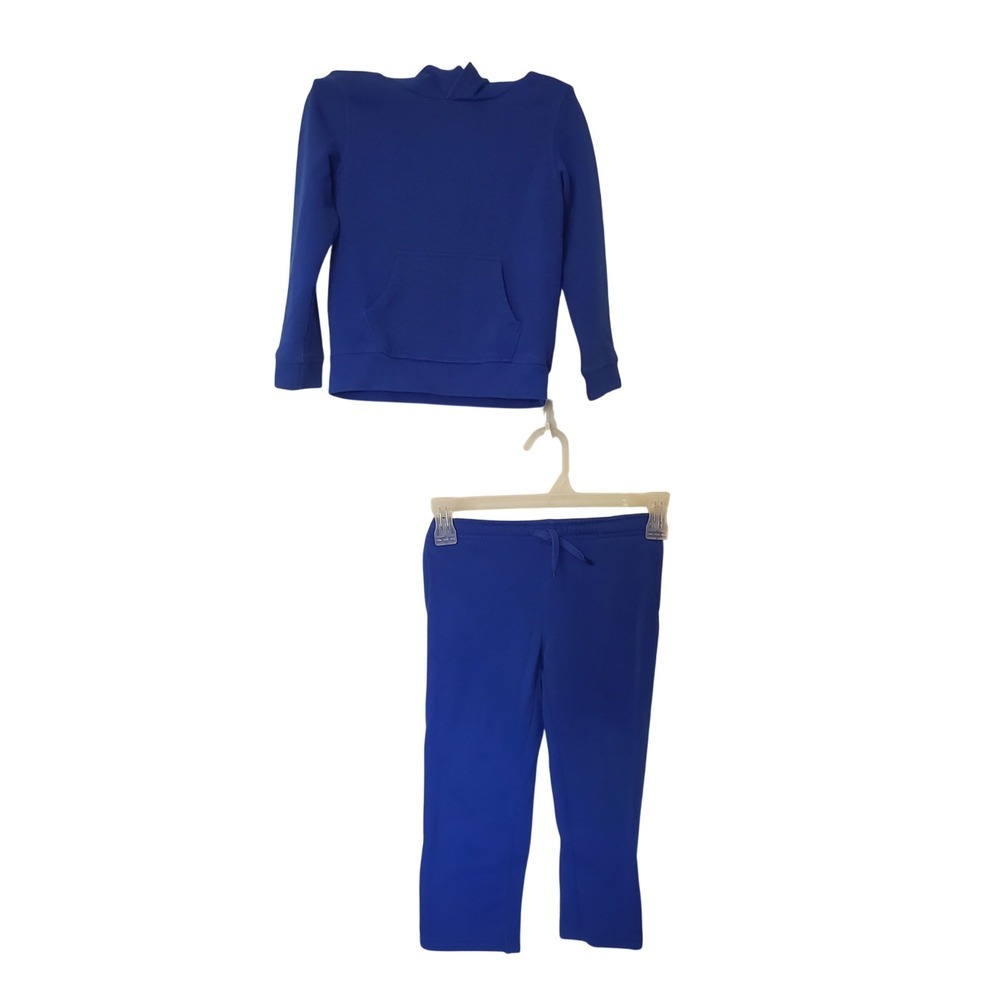Ideology Kids Royal Blue Hoodie and Joggers Tracksuit Set Size 3T 4T Fleece